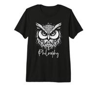 Búho de Filosofía. Camiseta Premium