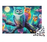 búho de inviernos Puzzle De 1000 Piezas Puzzle Altamente jugable Educativo Y Desafiante, Reciclado 38x26cm/1000pcs