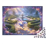 Búho de Jardín Fantástico Puzzle de 1000 Piezas Puzzle para Adultos Papel Laberinto Mágico Relajación Hogar Regalo Nan
