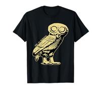 Búho de Minerva Athene Noctua, mitología Griega, símbolo de sabiduría Camiseta