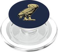 Búho de Minerva Athene Noctua, mitología Griega, símbolo de sabiduría PopSockets PopGrip para MagSafe