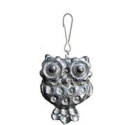 Búho de ojos anchos FT232 de 1,9 x 2,5 cm, hecho de peltre inglés fino en un tirador de cremallera, publicado por US Gifts for All 2016 de Derbyshire