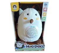 Búho de peluche para dormir con efectos de sonido y luz.