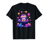 Búho durmiendo Entre Estrellas y Gemas Camiseta