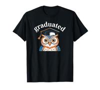 Búho Graduado Sabio, pájaro de graduación de la Universidad universitaria Camiseta