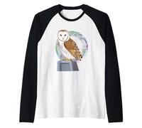 Búho, he puesto el mundo patas arriba Camiseta Manga Raglan