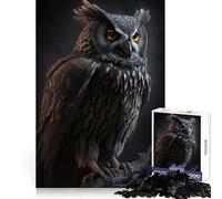 Búho I Rompecabezas 1000 Piezas Juguete para desarrollar la Mente Juego Relajante Pieza de colección de Arte de Corte de precisión (38x26cm)
