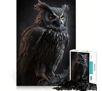 Búho I Rompecabezas difícil para Adultos 1000 Piezas Juego Inteligente para el hogar Disfruta del Montaje de la Imagen Regalo Festivo (50x75cm)