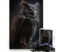 Búho I Rompecabezas difícil para Adultos 1000 Piezas Juego Inteligente para el hogar Disfruta del Montaje de la Imagen Regalo Festivo (50x75cm)