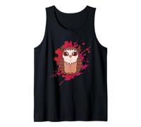 Búho japonés Estilo Kawaii Animal Camiseta sin Mangas