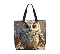 Búho Lindo Bolsa Hombro Moda Bolsa De Mano Portátil Bolsas De Compra Para Almacenar Mujer Shopping