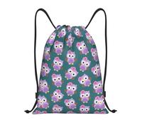 Búho Lindo Mujer Hombre Mochilas Deportiva Con Cordón Mochila Con Cordón Casual Bolsa De Deporte Para Yoga Baloncesto Senderismo Voleibol