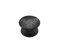 Búho Místico Guía Espiritual Estética Mandala Celestial PopSockets PopGrip Adhesivo