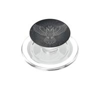 Búho Místico Guía Espiritual Estética Mandala Celestial PopSockets PopGrip para MagSafe