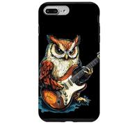 Búho musical que trae la energía de la guitarra para adultos y niños Carcasa para iPhone 7 Plus/8 Plus