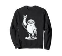 Búho Nevado Punk Rock Rocker Heavy Metal Sudadera