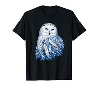 Búho Nival Azul cristalino Fantasy Arctic Wildlife Camiseta