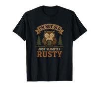 Búho No Soy Viejo, Solo un Poco Oxidado, Broma de Pensamiento excesivo Camiseta