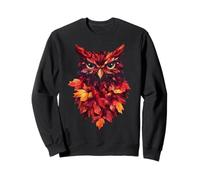 Búho Otoño Hoja de Arce Otoño Bos Sudadera