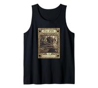Búho Paciencia y Sabiduría Screech Bird Tarot gótico Camiseta sin Mangas