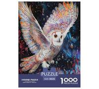 búho Puzzle Imposible,desafío para Adultos Juego EduGatoivo 1000 Piezas Obra De Arte De Juego De para Adultos Y Niños A Partir De 12 Años 38x26cm/1000pcs