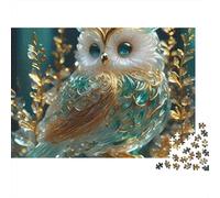 Búho Rama Dorada Puzzle de 1000 Piezas para Adultos Papel Relajación Familia 70x50cm/1000pcs
