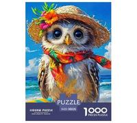 búho Rompecabezas De Papel 1000 Piezas Animales Salvajes Juego De Habilidad para Toda La Familia Exclusivo De Amazon para Adultos Y Niños Desde Los 12 Años 38x26cm/1000pcs