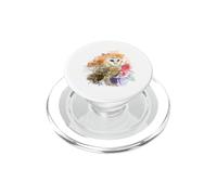 Búho Silhuette Nightbird Acuarela Estilo PopSockets PopGrip para MagSafe