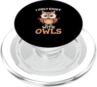 Búho Solo Existo con Owls Animal PopSockets PopGrip para MagSafe