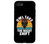 Búho: Take The Night Shift Owl Carcasa para iPhone SE (2020) / 7/8