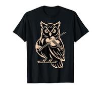 Búho Tocando violín música clásica Orquesta Camiseta