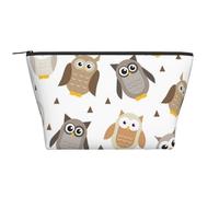 Búhos Lindos de la Historieta, Bolsa de artículos de tocador Bolsa de Maquillaje Bolsa de cosméticos Bolsa de artículos de tocador de Viaje portátil