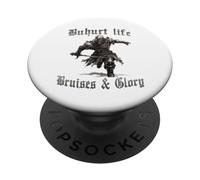 Buhurt T Motivo Hema Turnei justas Caballero Bouhourt PopSockets PopGrip Adhesivo