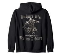 Buhurt T Motivo Hema Turnei justas Caballero Bouhourt Sudadera con Capucha