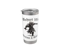 Buhurt T motivo HEMA Turnei justas Caballero Bouhourt Vaso térmico de acero inoxidable de doble pared