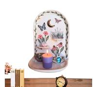 Buhygn Altar de joyería floral sagrado, soporte montado Je-W-El-Ry, organizador Je-We-Lry para colgar en la pared, disfruta de una fácil instalación, material resistente, 500 g, para organizar