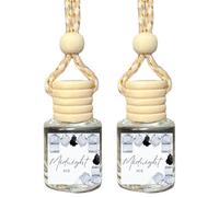 Buhygn Ambientador para Coche,Ambientador con Aromas para Coche - para coche colgable,Ambientadores para coche, difusor de aromas, botella de vidrio, aromaterapia para automóviles para
