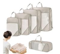 Buhygn Bolsas De Compresión Para Empaquetar | Sacos Plegables de Compactación Portátiles,Organizadores Para Empacar En Vacaciones | para Vacaciones Viajes en Avión y Crucero Hombre Mujer Joven