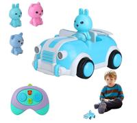 Buhygn Coche De Control Remoto para Niños,Vehículo de Control Remoto Infantil con Música y Luces | Juguete de Coche de Carreras a