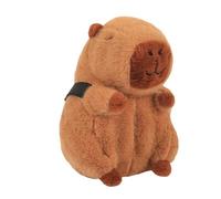 Buhygn De Pañuelos para Coche con Capibara De Peluche | Lindo Peluche De Cartoon Suave Y Multifuncional Portátil - Contenedor de Papel para Reposabrazos de Coche | Uso en Hogar Oficina Apartamento