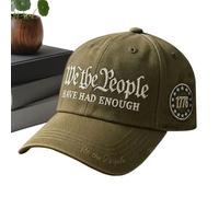 Buhygn Gorro 1776 | Nosotros El Pueblo Ya Basta Gorras,Gorras Bordadas,para Adultos Y Adultas En Actividades De Camping Senderismo Golf Ciclismo Y Eventos Al Aire