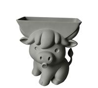 Buhygn HighlandCow Esponja con Drenaje, Drenaje Eficiente De Agua, Lindo Escurridor De Ganado Impreso En 3D, Almacenamiento Y Organización De La Cocina, De Secado Rápido, para La Inauguración De Una