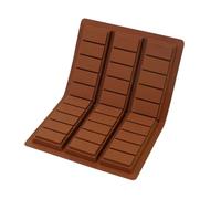 Buhygn Molde para barra de caramelo,Molde para barra de chocolate | de silicona de tira larga | de pastel de cocina de 6 cavidades, moldes de chocolate, accesorios para hornear para la
