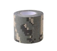 BUIDI Autoadhesivo No Tejido Camuflaje Cohesivo Camping Caza Camo Tape 5M Cinta Adhesiva Digital