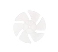 BUIDI Mini Ventilador de plástico de Potencia pequeña 4/6 Hojas para secador de Pelo Motor Soporte 6