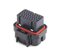 BUIEX 1 Set 26/34/60 / Pin Car Male Hembra Te amp Tyco SuperSeal 1.0 mm Conector de Gas de Aceite automático a Prueba de Agua 3-1437290-7 4-1437290-0 (Color : 34p Female, Size : 1 Set)