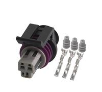 BUIEX 2/5/10/20/50 juegos de 3 pines Delphi LS TPS AEM MAP GT150 Conector hembra automático Sensor de enchufe de cableado del acelerador 15397275 15397149 (Color: 3p hembra, tamaño: 2 juegos 3P)