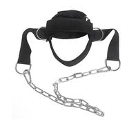 Builador De Entrenamiento De - Arnés De Cabeza Ajustable, Correa De | Correa De Cadena De Acero Larga, Entrenador De Fuerza Muscular Y Ejercitador De, Accesorio De Fitness Para Terapia