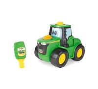 John Deere Tractor de juguete Key-n-Go Johnny – Interactivo, 15 funciones, luces y sonidos