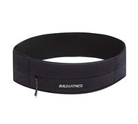 Build & Fitness Cinturón de Correr con Cremallera, Clip de Llave Seguro, Ligero, Delgado, cómodo, se Adapta a Todos los tamaños de teléfonos, Llaves, Tarjetas, Airpods, Gus